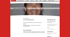 Desktop Screenshot of dr-steindl.com